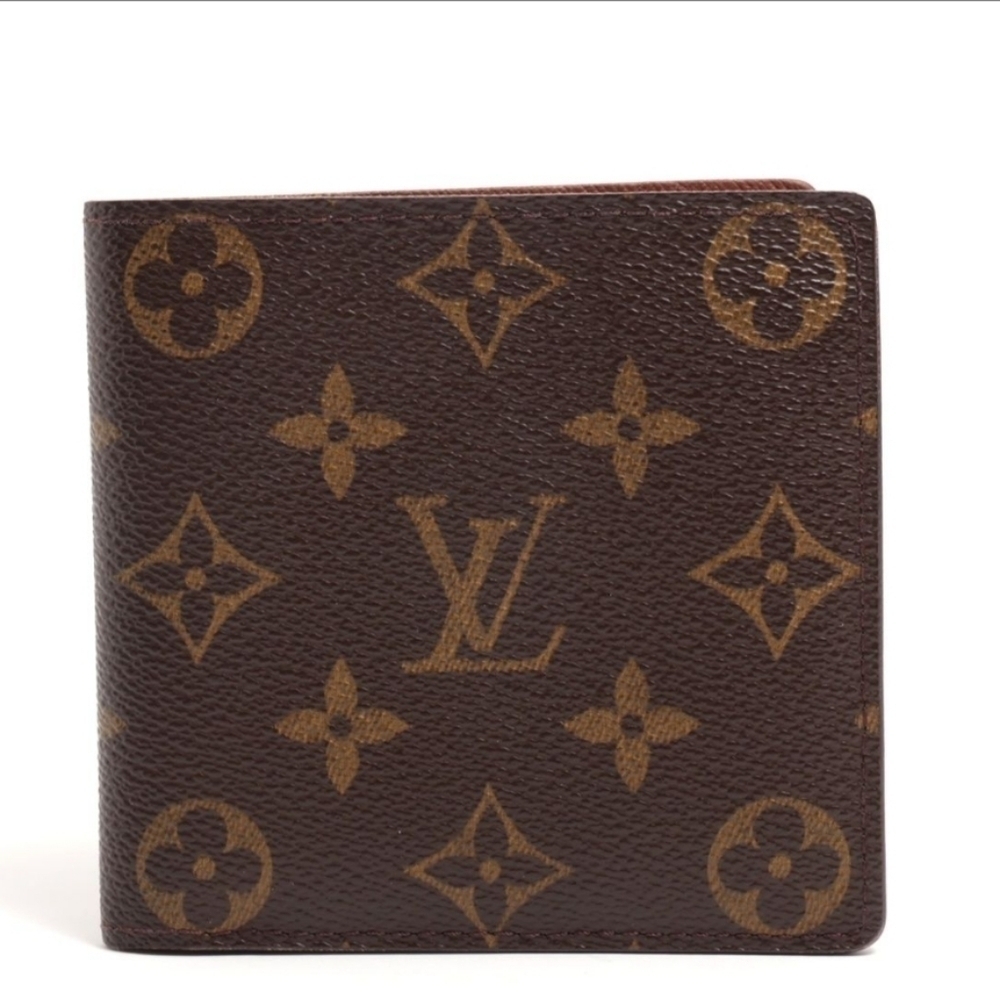 Authentic Louis Vuitton Monogram Portefeuille Marco Compact Wallet